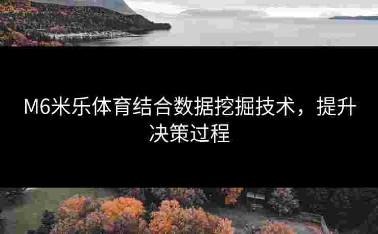 M6米乐体育结合数据挖掘技术，提升决策过程