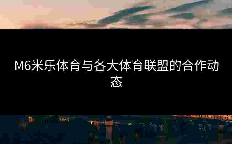 M6米乐体育与各大体育联盟的合作动态