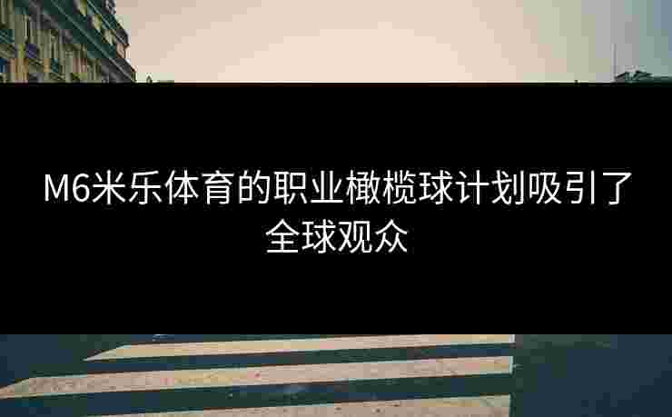 M6米乐体育的职业橄榄球计划吸引了全球观众