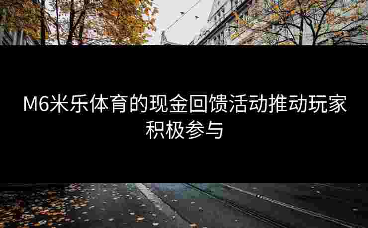 M6米乐体育的现金回馈活动推动玩家积极参与