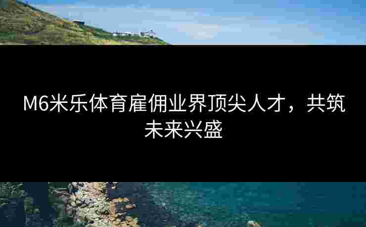M6米乐体育雇佣业界顶尖人才，共筑未来兴盛